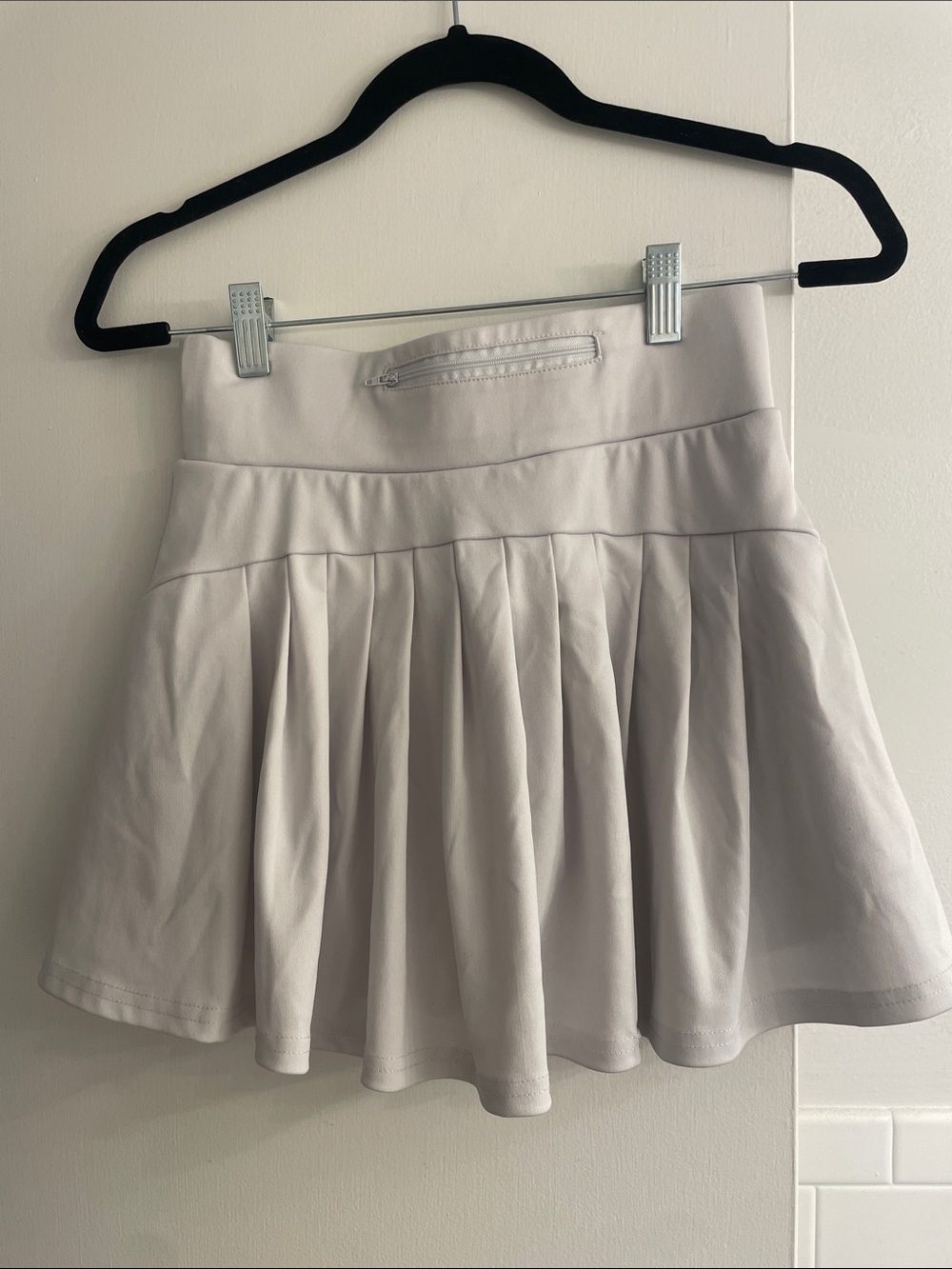 Women's Cream Circle Skater Skirt - Picture 2 of 3